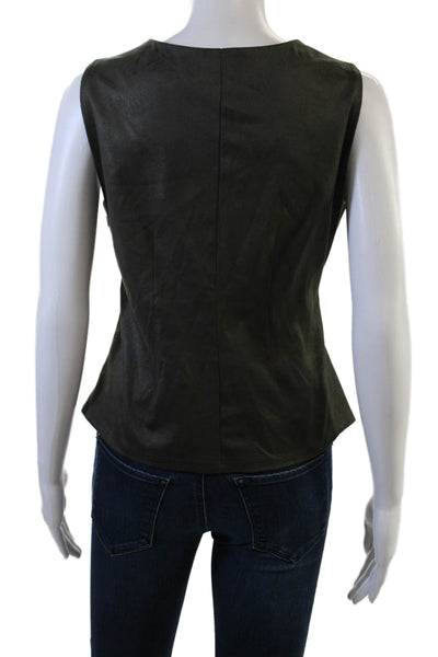 Drew Women Classic Black Sleeveless Round Neck Tank Size S
