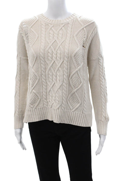 Rails Womens Beige Pullover Sweater Crew Neck Long Sleeve Size XS