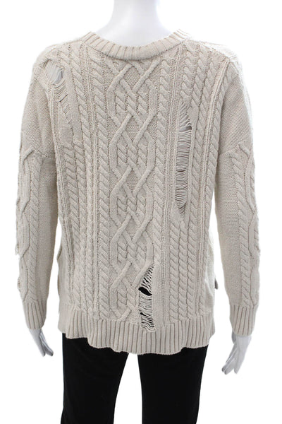 Rails Womens Beige Pullover Sweater Crew Neck Long Sleeve Size XS