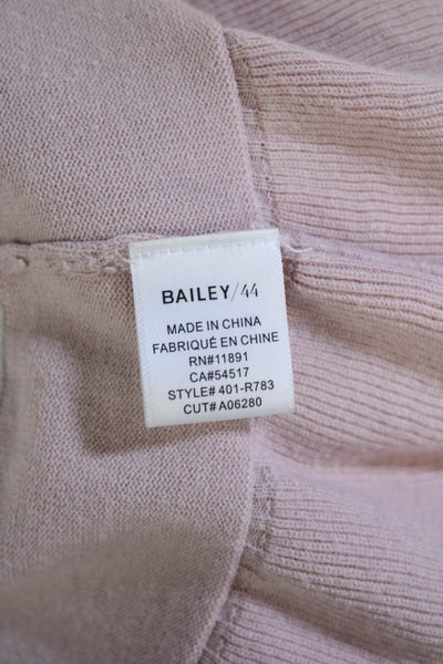 Bailey 44 Womens Sweater Dress Pink Short Sleeve Crew Neck Size S