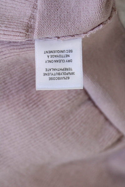 Bailey 44 Womens Sweater Dress Pink Short Sleeve Crew Neck Size S