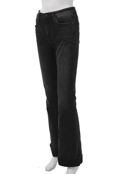 Driftwood Womens Bootcut Jeans Dark Gray Mid Rise Tall Size 26