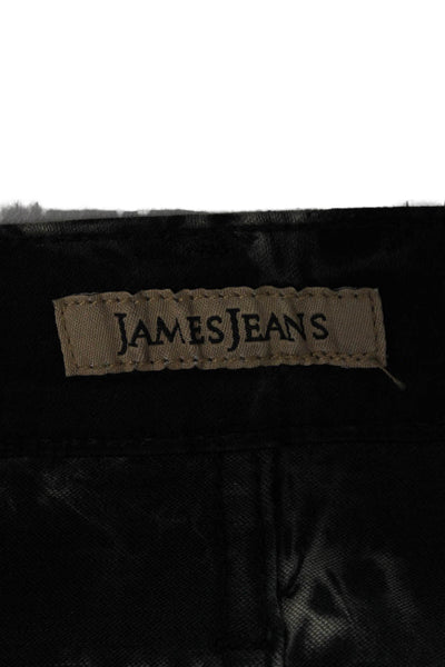 James Jeans Women Skinny Black Mid Rise Jeans Size 27