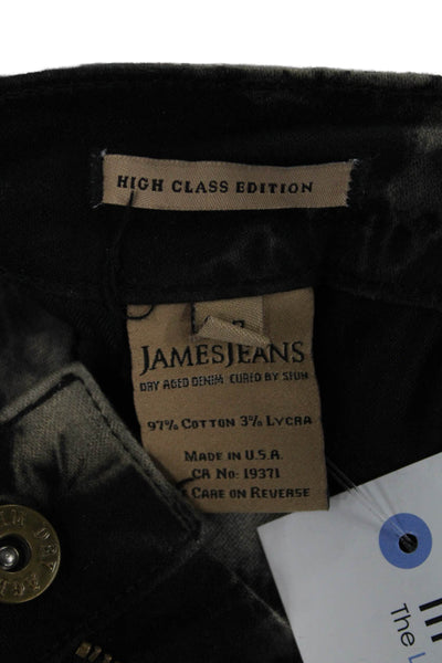 James Jeans Women Skinny Black Mid Rise Jeans Size 27