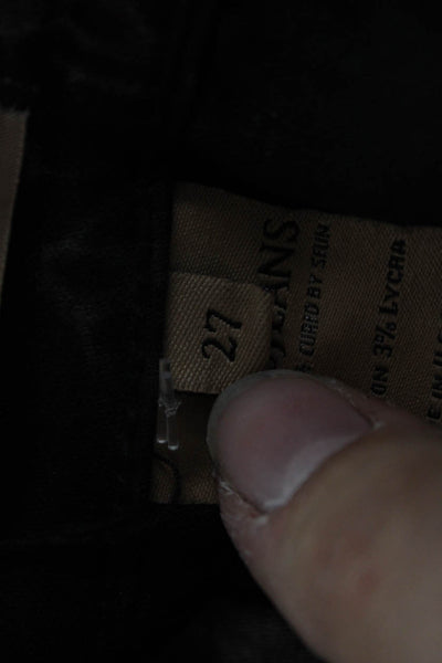 James Jeans Women Skinny Black Mid Rise Jeans Size 27