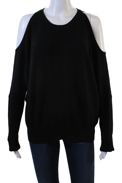 Tamara Mellon Womens Cashmere Pullover Sweater Black Size S