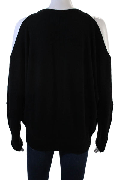Tamara Mellon Womens Cashmere Pullover Sweater Black Size S