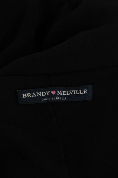 Brandy Melville Womens Camisole Tunic Black VNeck Sleeveless Boho Size One Size