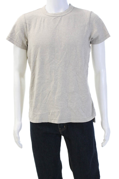 Uniqlo Mens Gray 100% Cotton Crew Neck Short Sleeve T Shirt Size XL