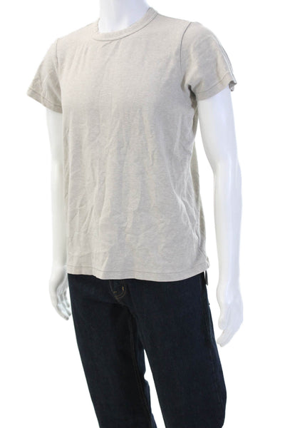 Uniqlo Mens Gray 100% Cotton Crew Neck Short Sleeve T Shirt Size XL