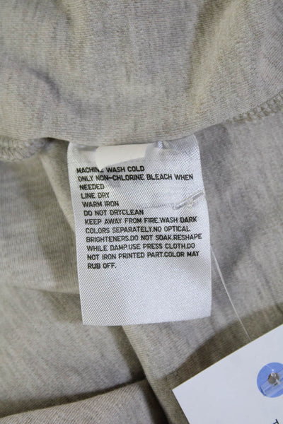 Uniqlo Mens Gray 100% Cotton Crew Neck Short Sleeve T Shirt Size XL