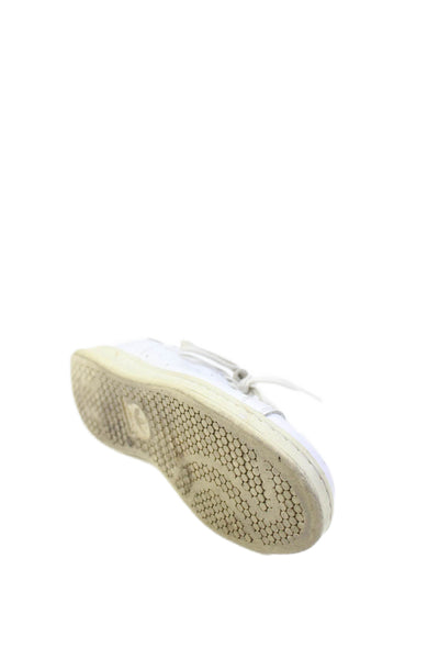 Adidas Womens Lace Up Casual Athletic Sneakers White Size 6.5