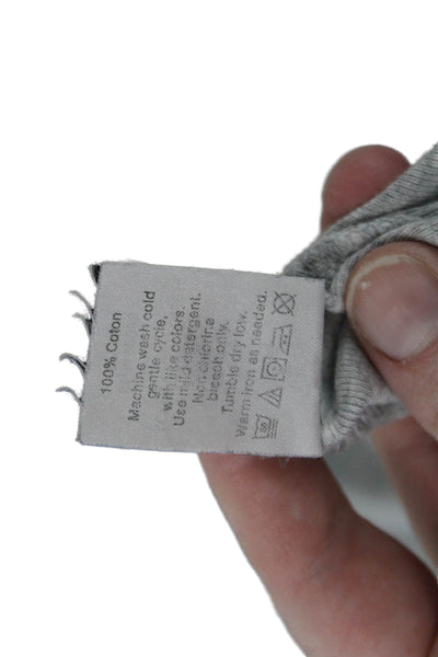 J Crew Women Gray Cotton Scoop Neck Tank Size M