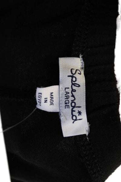 Splendid Womens Ankle Black Leggings Size L