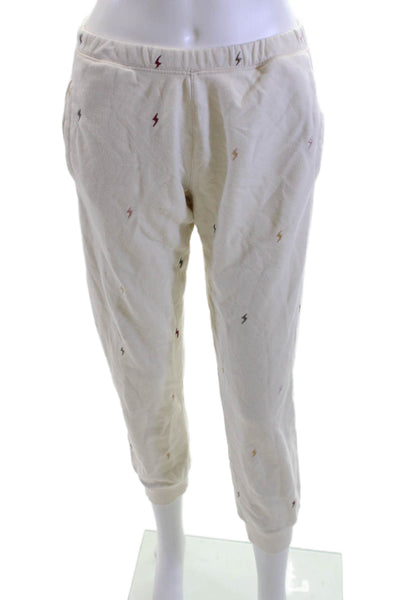 Z Supply Womens Jogger Sweatpants Beige Cotton Fall Size S