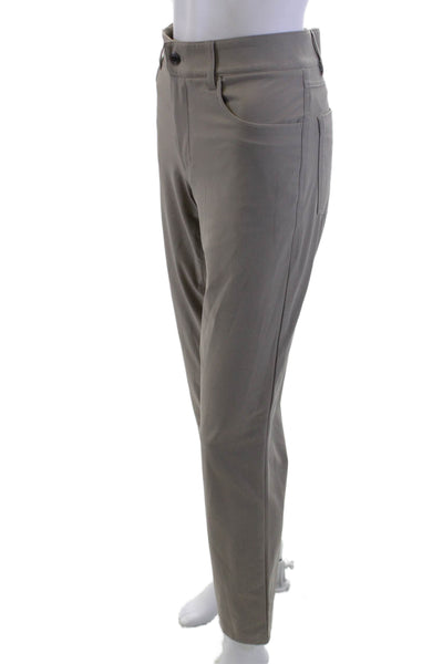 Johnnie-o Unisex Chinos Gray Polyester Button Size 30