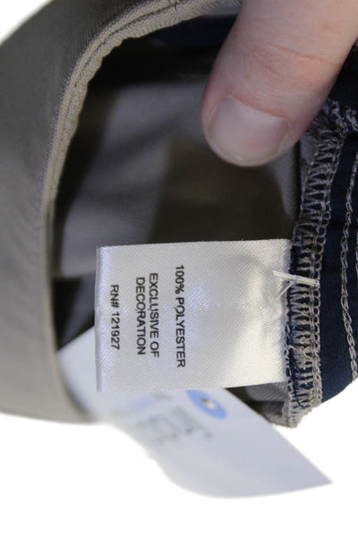 Johnnie-o Unisex Chinos Gray Polyester Button Size 30
