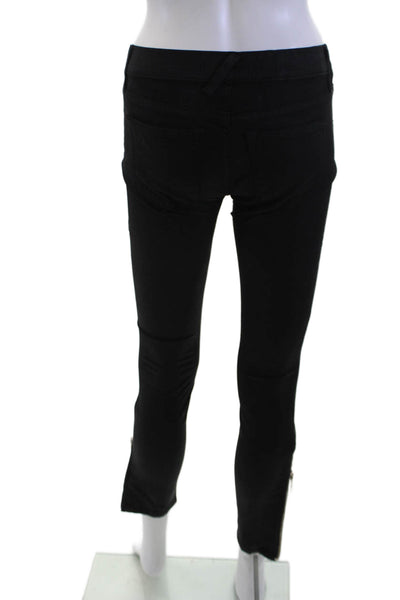 Textile Elizabeth and James Women Black Ankle Skinny Mid Rise Jeans Size 24