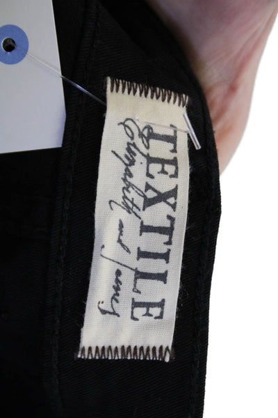 Textile Elizabeth and James Women Black Ankle Skinny Mid Rise Jeans Size 24