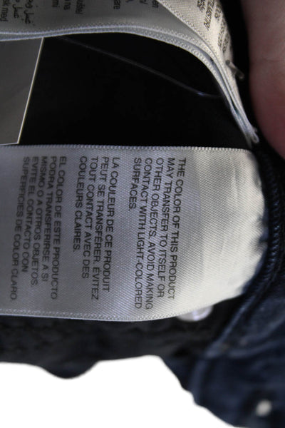 Calvin Klein Mens Dark Blue Straight Jeans Button Closure Size 32