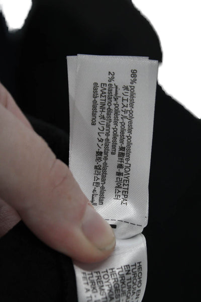 Zara Women Quilted Floral Jacket Black Button Size S
