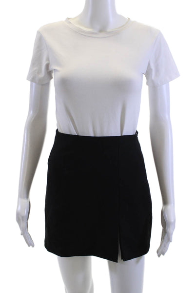 Zara Womens Mini Skort Black Size XS