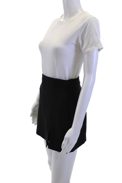 Zara Womens Mini Skort Black Size XS