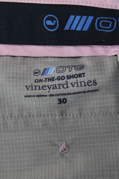 Vineyard Vines Mens Pink Chino Shorts Beach Size 30