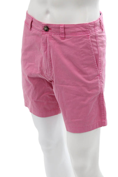 Vineyard Vines Mens Chino Shorts Pink Size 30