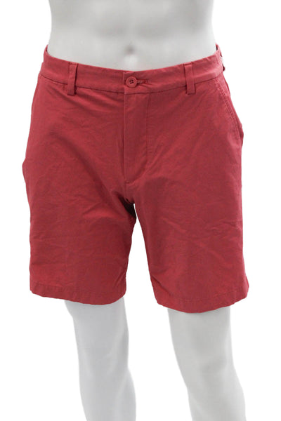 Vineyard Vines Mens Chino Shorts Red Beach Size 30