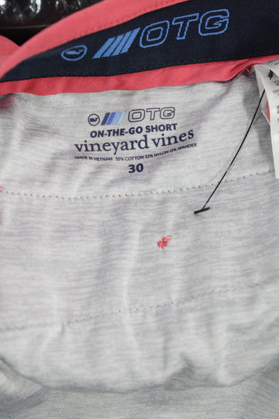 Vineyard Vines Mens Chino Shorts Red Beach Size 30