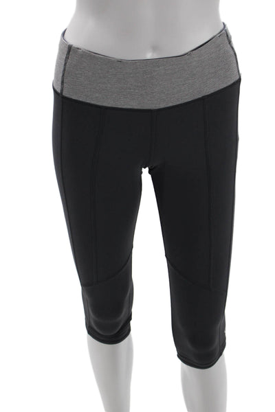 Lululemon Womens Gray Nylon Capri Leggings Size 6