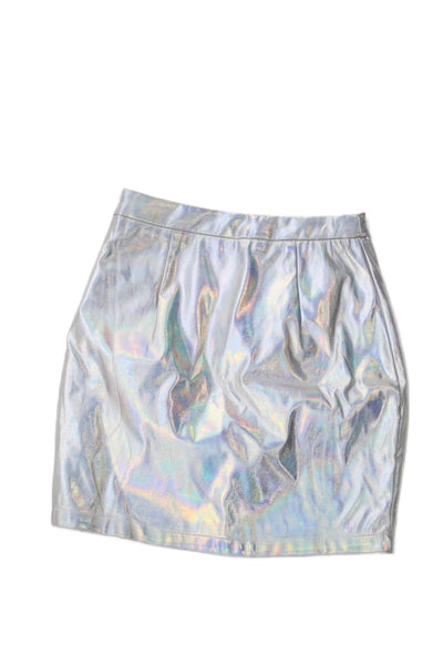 Superdown Womens Petite Mini Pencil Skirt Light Blue Size 2XS