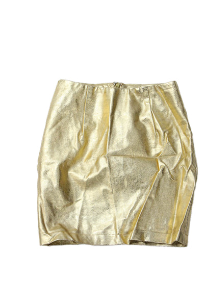 Superdown Womens Mini Pencil Skirt Yellow Size XS