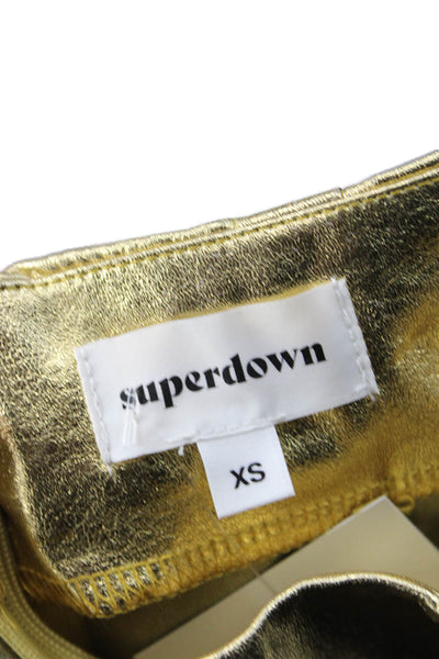Superdown Womens Mini Pencil Skirt Yellow Size XS