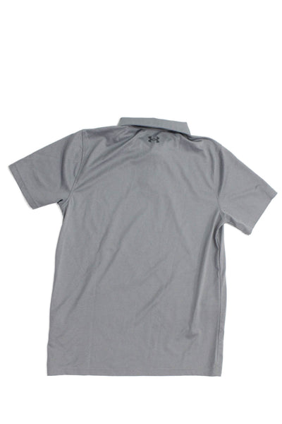 Under Armour Childrens Boys Short Sleeves Polo Shirt Grey Size Youth Extra Large