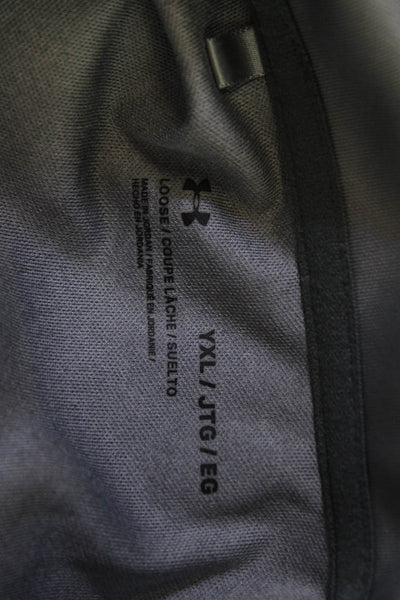 Under Armour Childrens Boys Short Sleeves Polo Shirt Grey Size Youth Extra Large