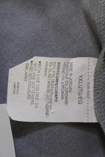 Under Armour Childrens Boys Short Sleeves Polo Shirt Grey Size Youth Extra Large