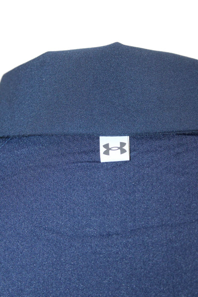 Under Armour Mens Short Sleeves Rugby Shirt Navy Blue Size Small
