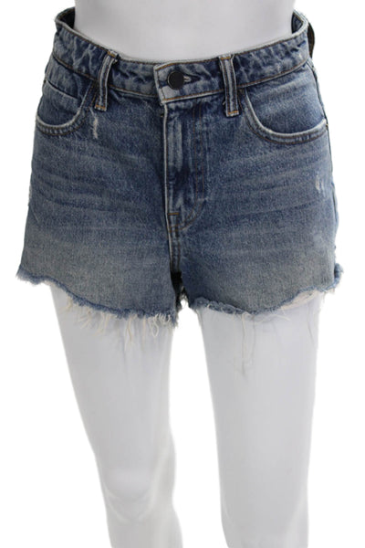 Denim X Alexander Wang Unisex Dark Blue 100% Cotton 90s Shorts Size 24