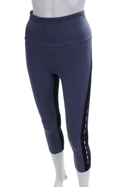 Athleta Women Capri Leggings Blue Size S