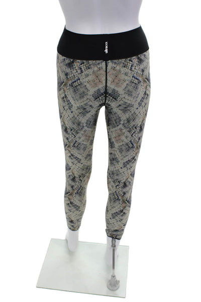 Ultracor Womens Ankle Leggings Beige Snake Print Size S