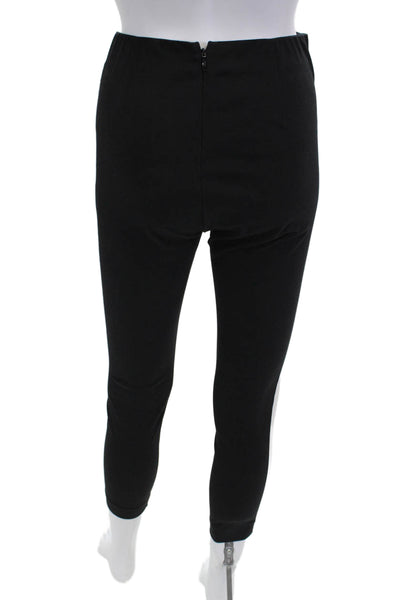 Rag & Bone Womens Ankle Cropped Striped Black Leggings Size 4