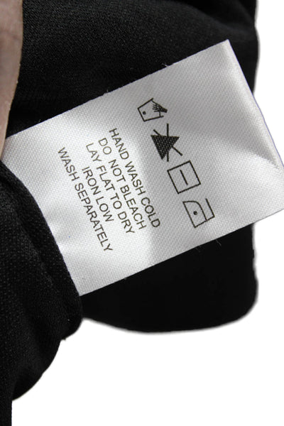 By The Way Womens Camisole V Neck Black Button Front Size S