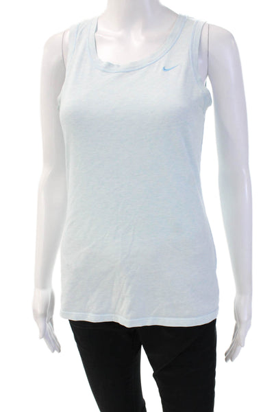 Nike Women Basic Light Blue Sleeveless Tank Top Size M