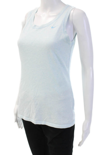 Nike Women Basic Light Blue Sleeveless Tank Top Size M