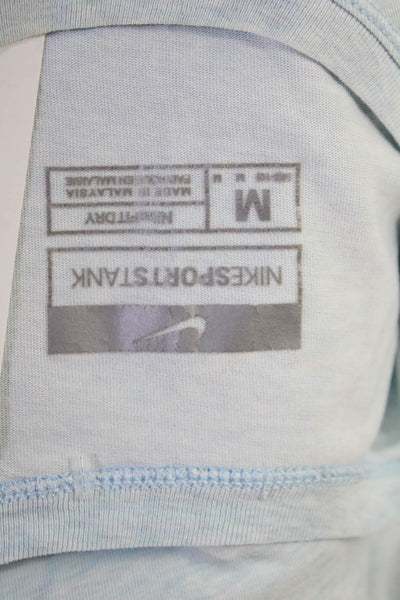 Nike Women Basic Light Blue Sleeveless Tank Top Size M