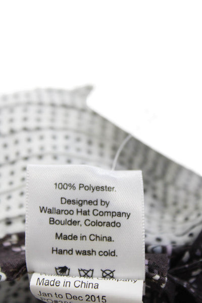 Wallaroo Hat Company Womens Layered Polka Dot Sun Hat White