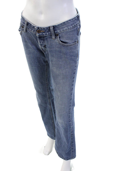 Levis Women Bootcut Jeans Blue Low Rise Stretch Size 29