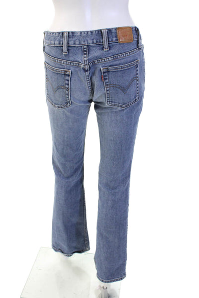 Levis Women Bootcut Jeans Blue Low Rise Stretch Size 29